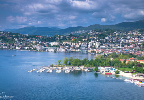 Lugano seen from parco san michele